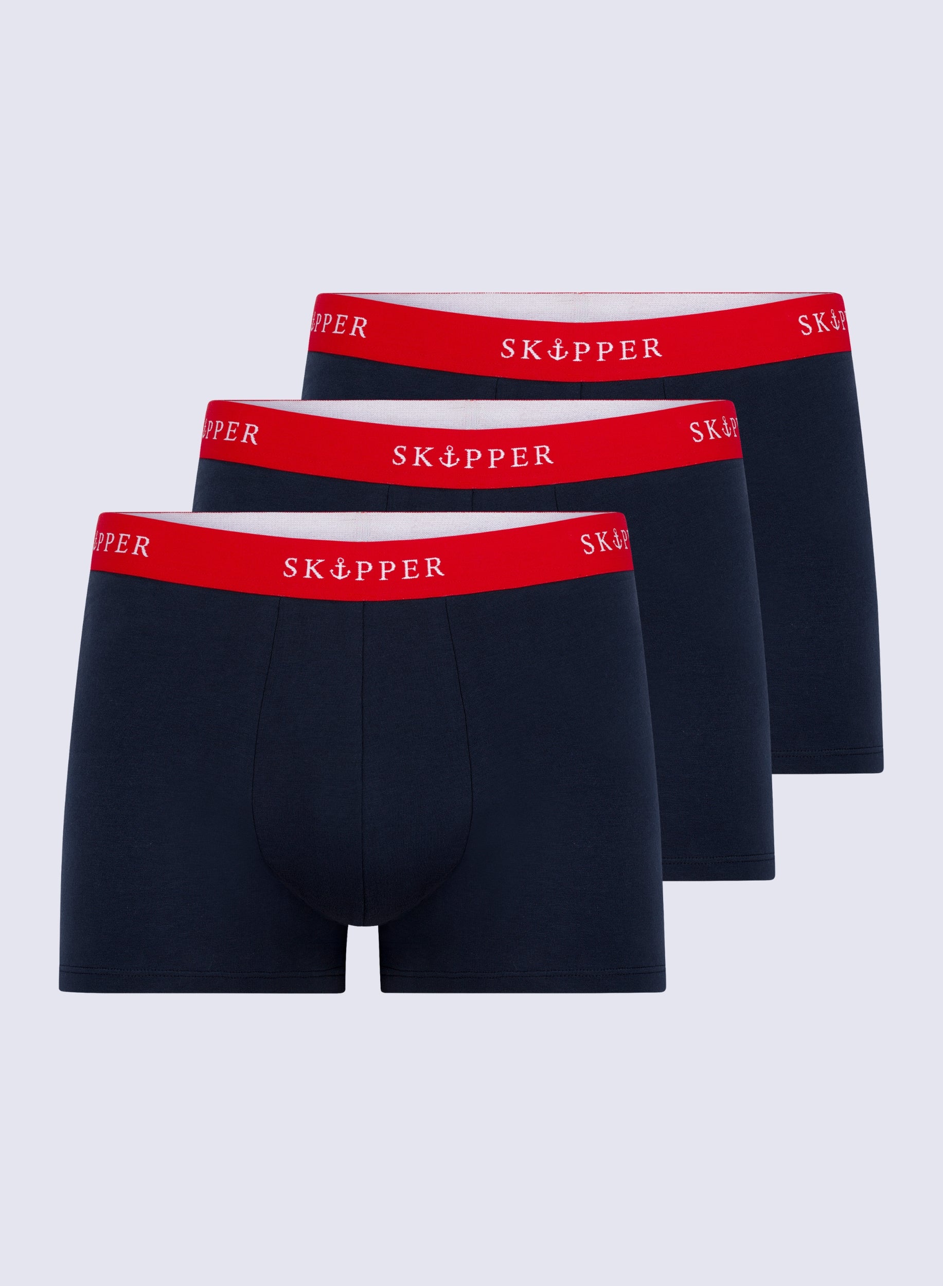 3er Pack Boxershorts Herren aus Baumwolle (Navy/Red)