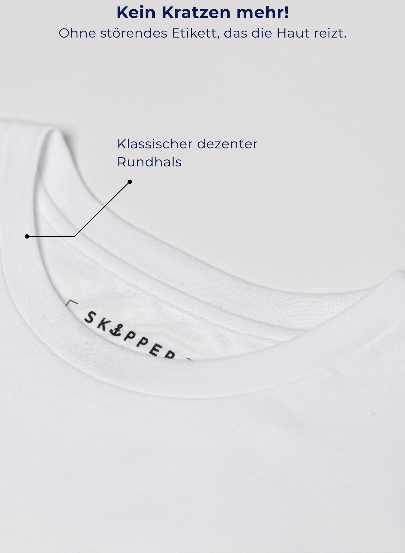 T-shirt sous-vêtement 100% coton col rond - lot de 3